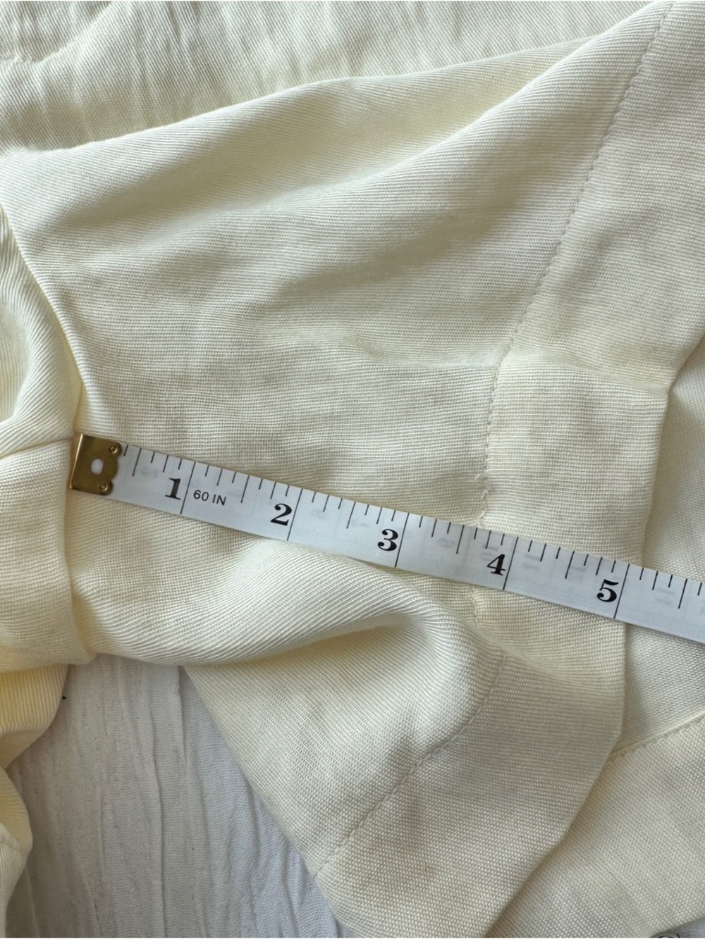 A New Day Cream Ivory Tailored Shorts Size 14 NWT High‎ Rise Summer - Picture 2 of 8
